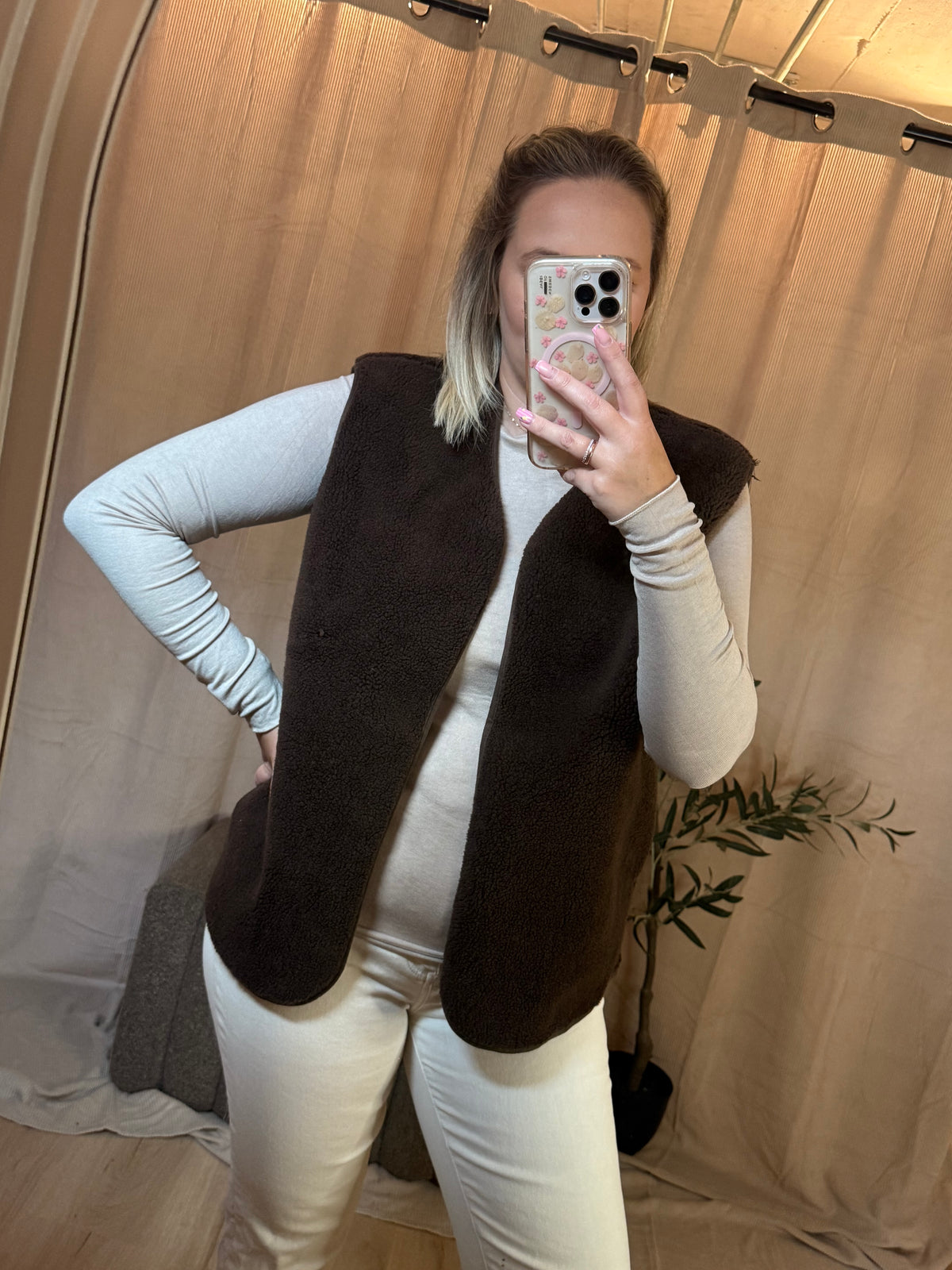 Cozy Teddy Vest