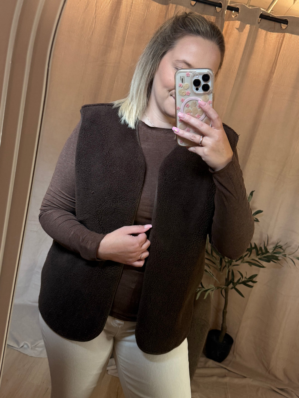 Cozy Teddy Vest