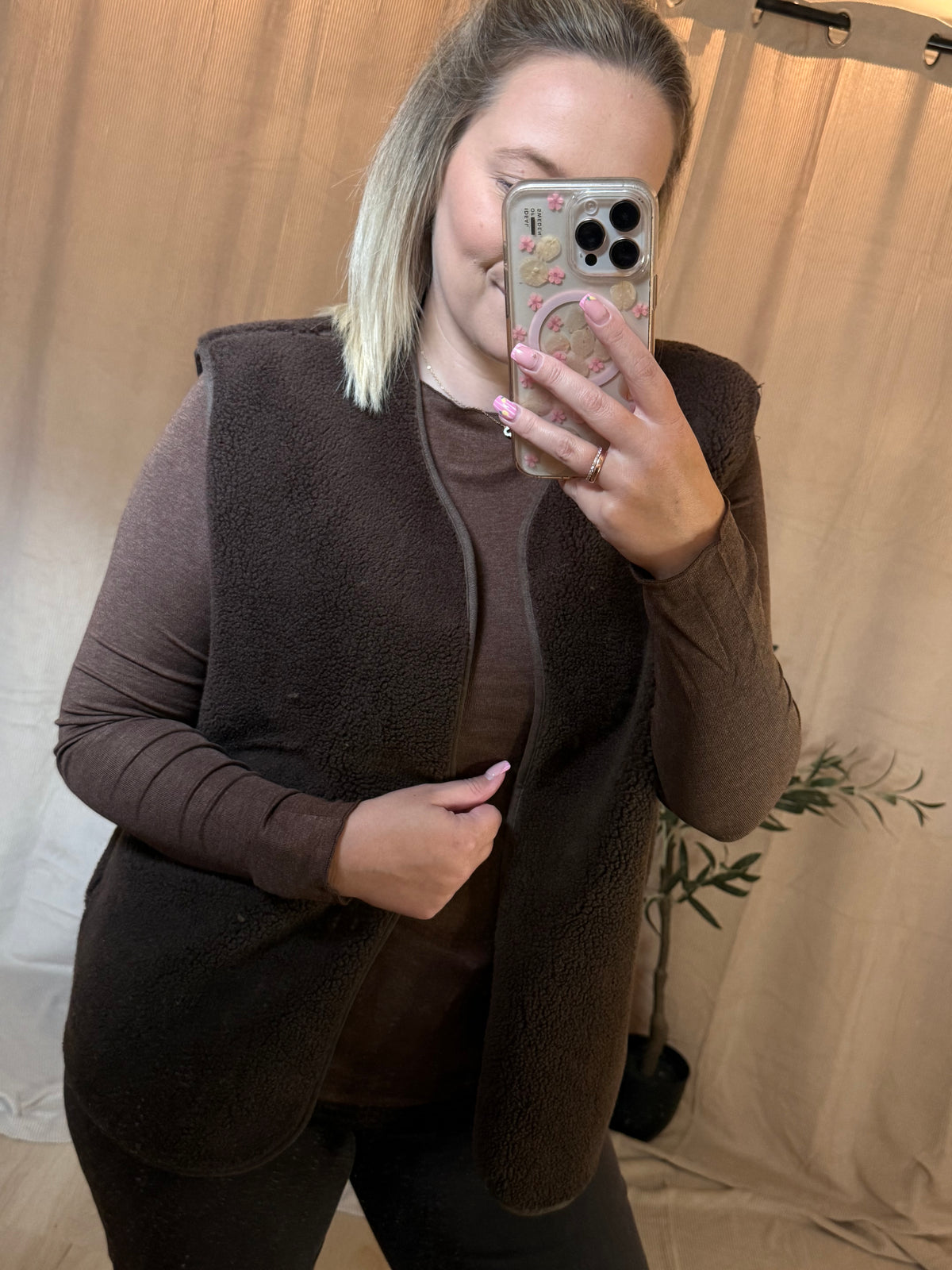 Cozy Teddy Vest