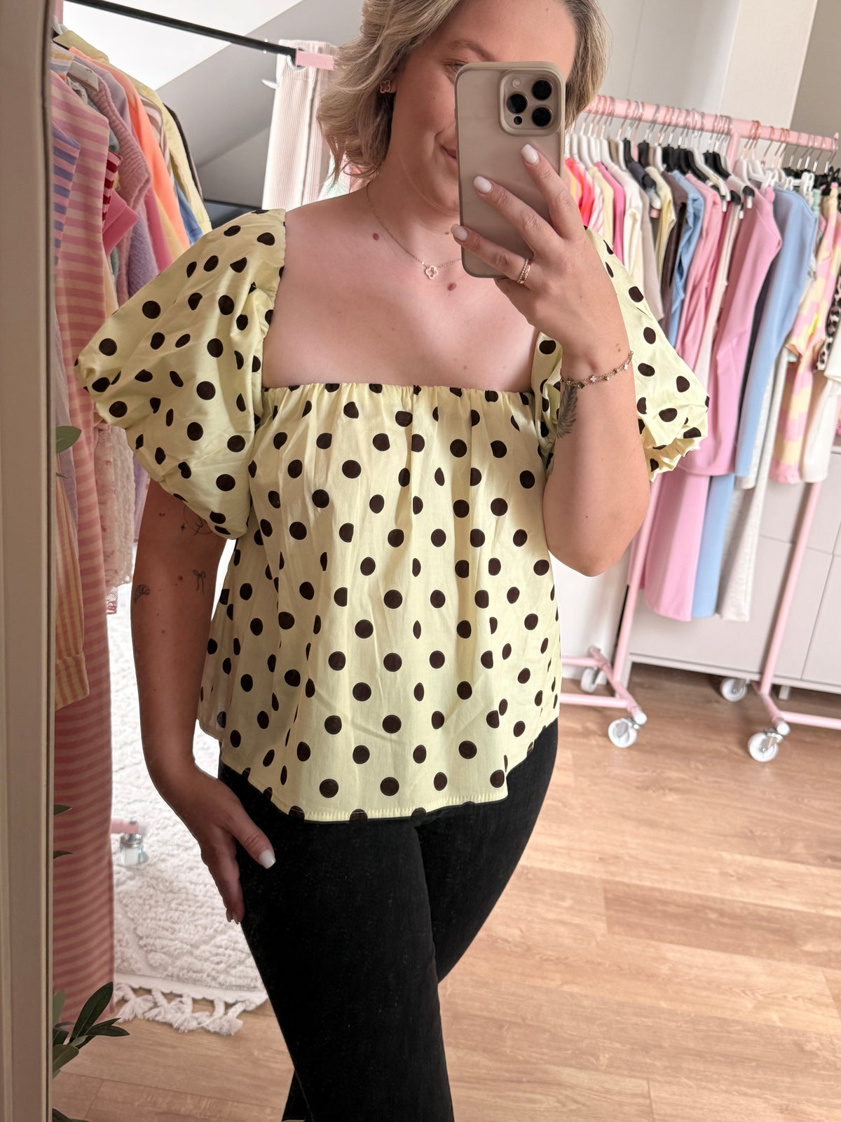 Dolce Dots Bluse