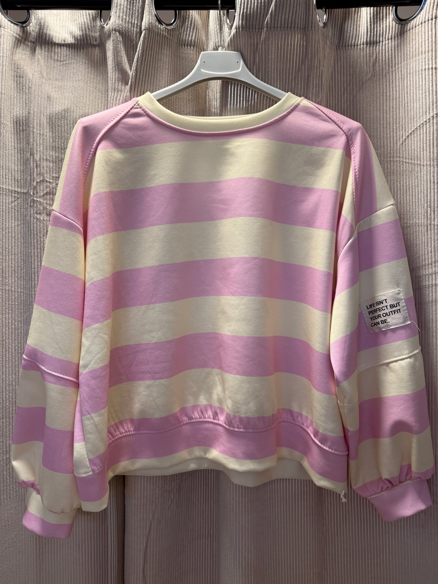 Candy Stripes Sweater – Strawberry Vanilla (B-Ware)