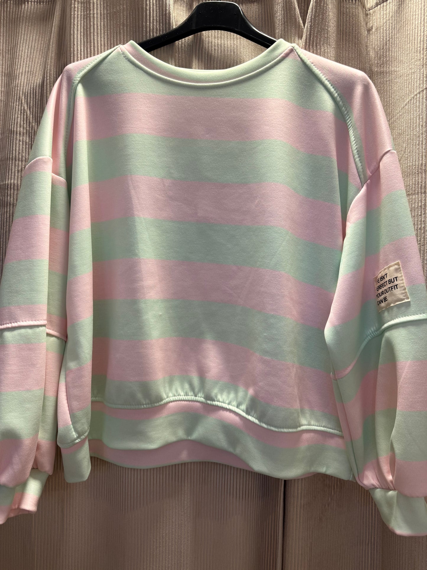 Candy Stripes Sweater – Mint Candy (B-Ware)