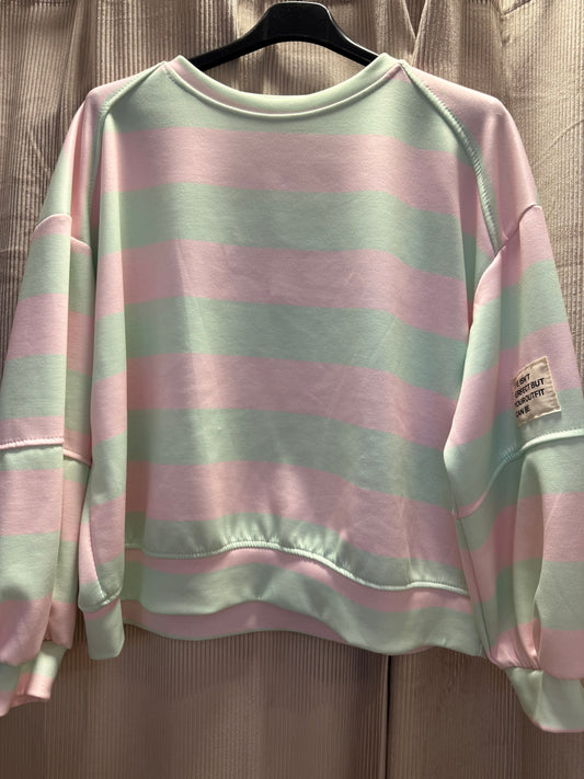 Candy Stripes Sweater – Mint Candy (B-Ware)