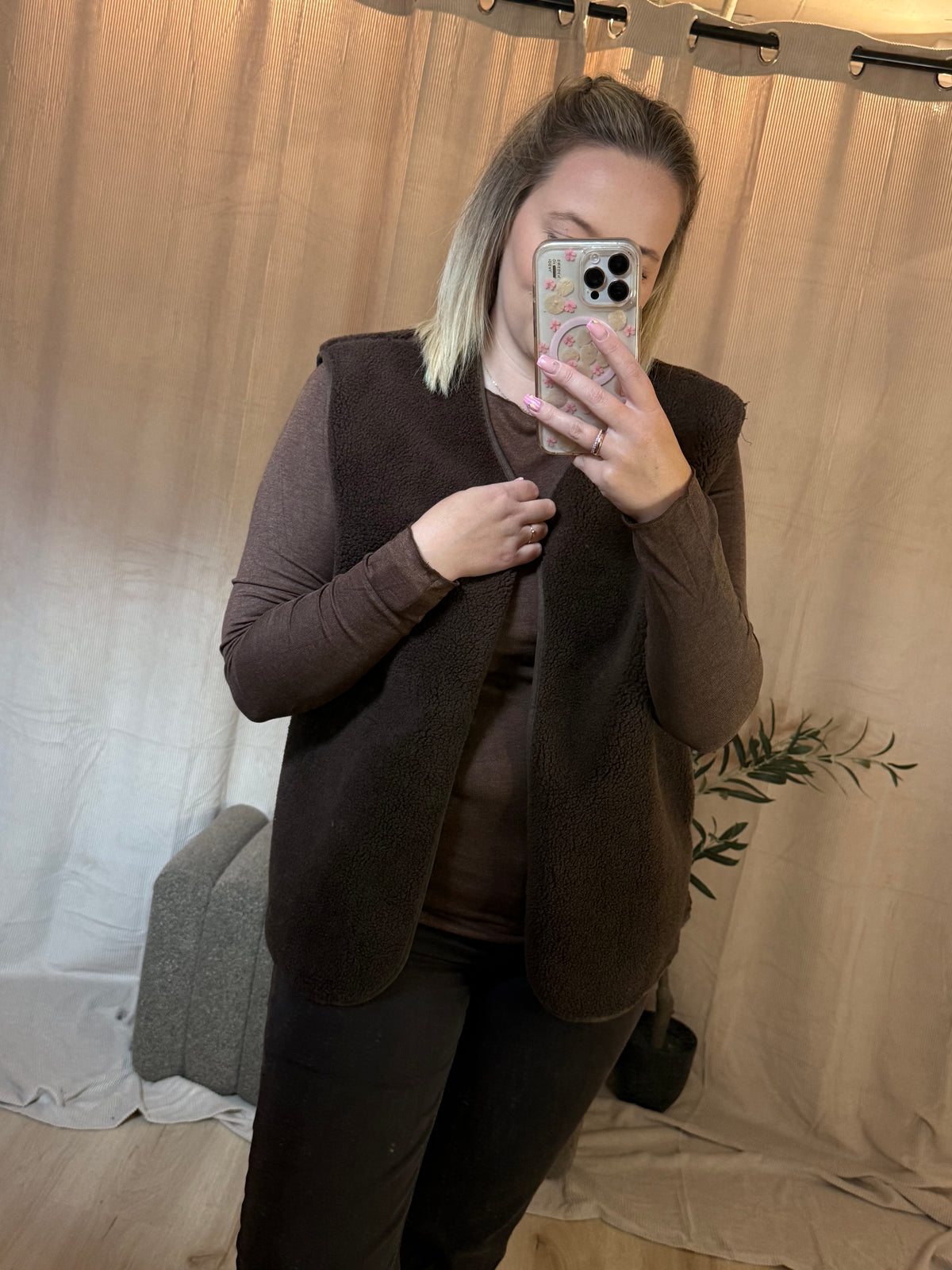 Cozy Teddy Vest