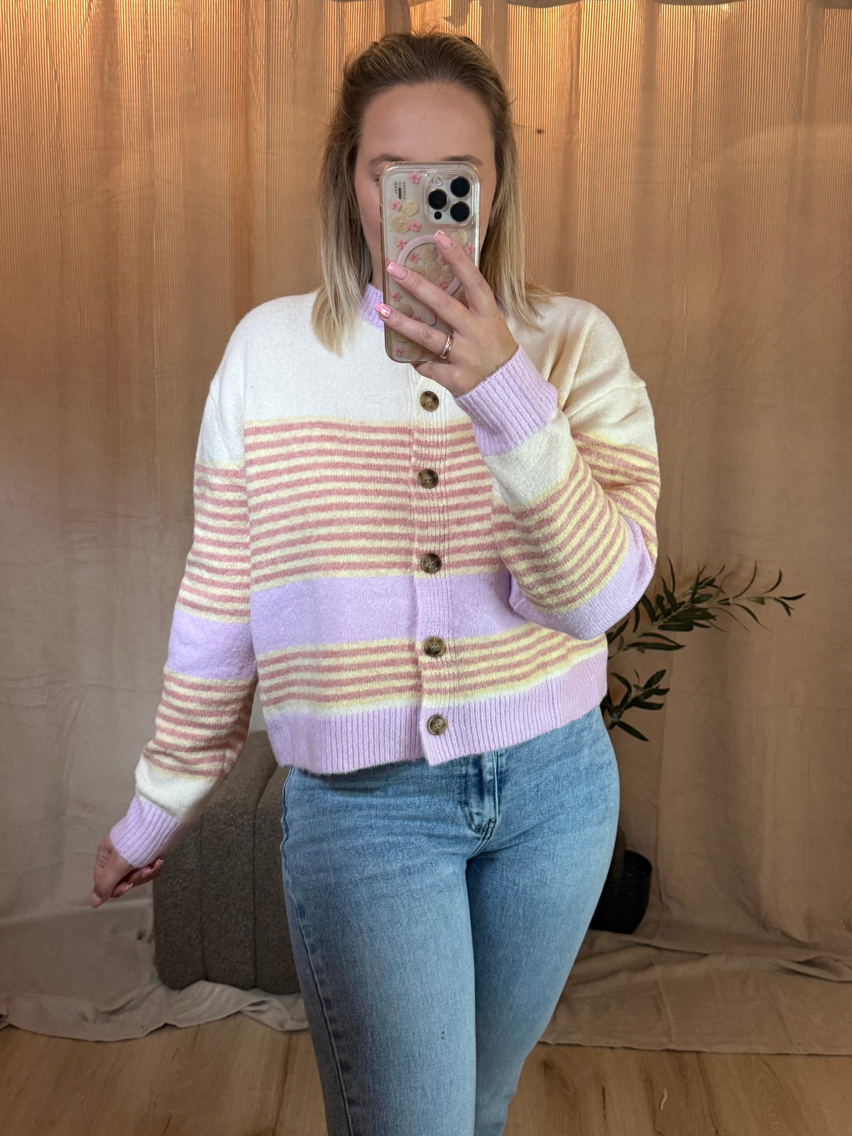 Portofino Stripes Cardigan