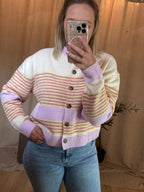Portofino Stripes Cardigan