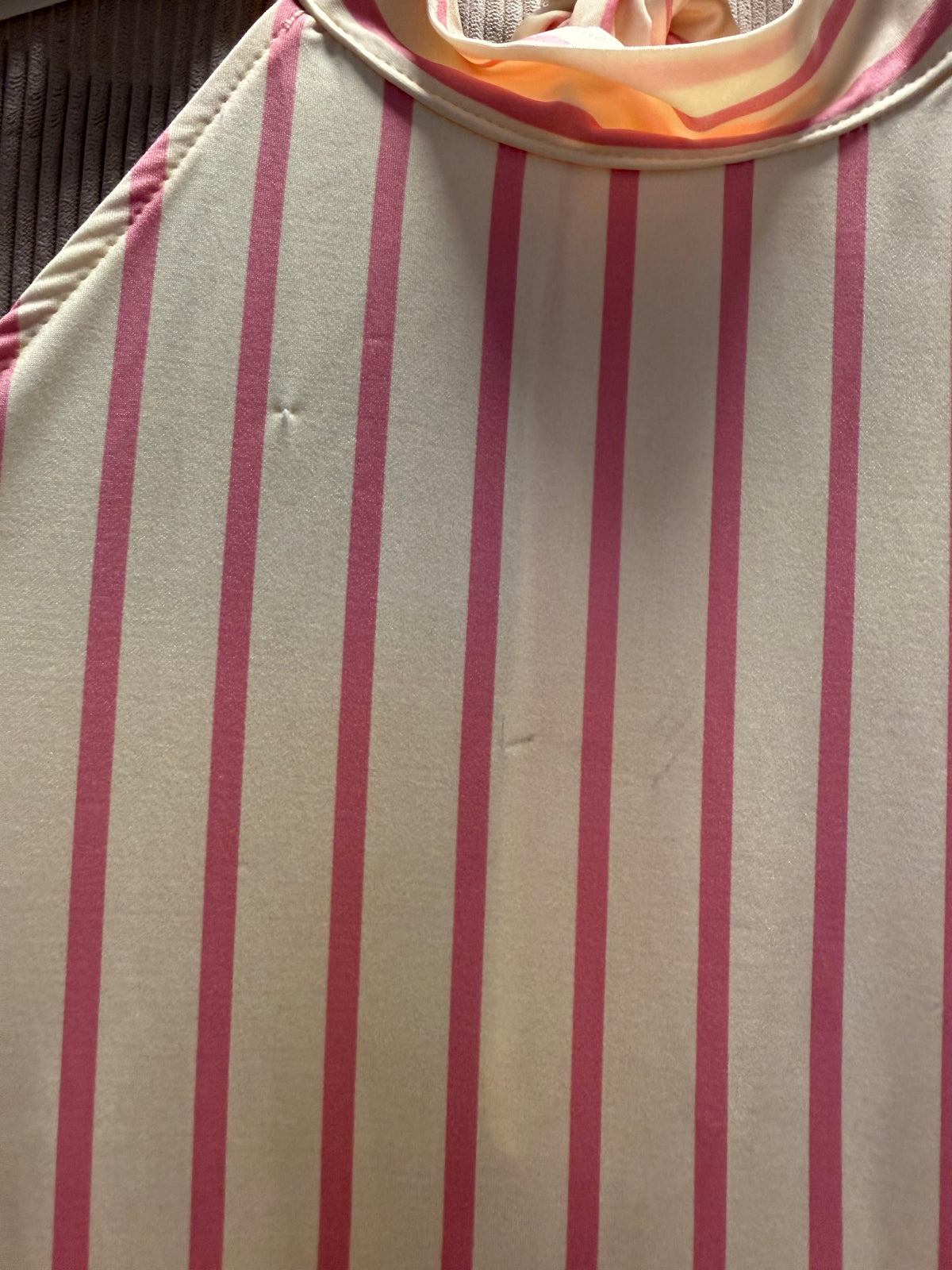 Amalfi Stripe Top – Butter Yellow Pink (B-Ware)