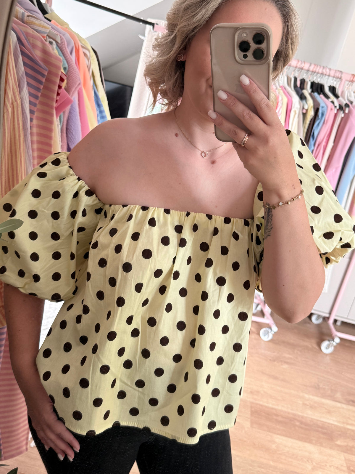 Dolce Dots Bluse