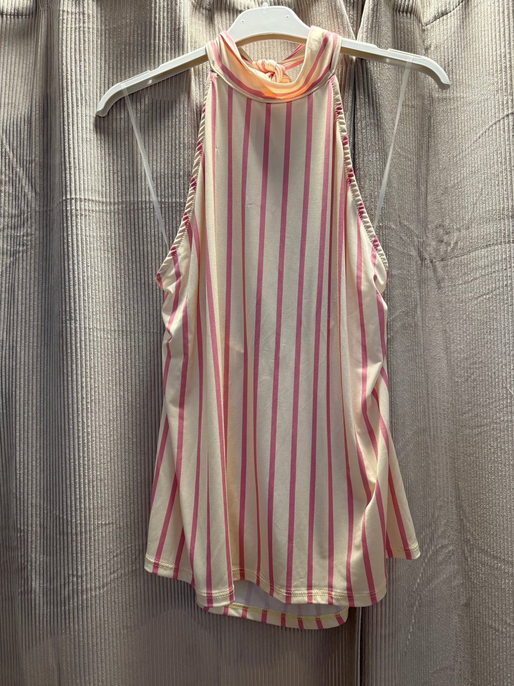 Amalfi Stripe Top – Butter Yellow Pink (B-Ware)