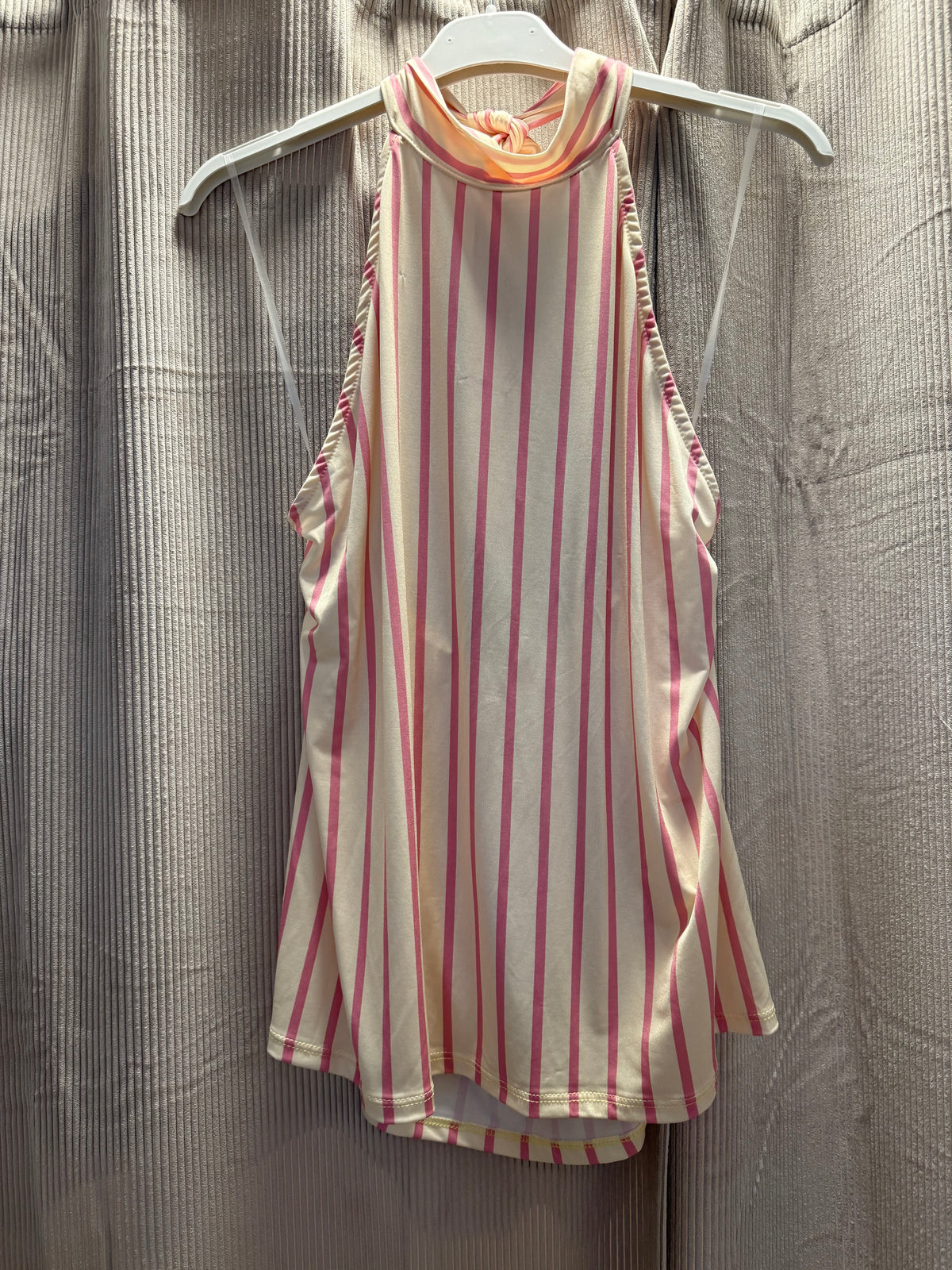 Amalfi Stripe Top – Butter Yellow Pink (B-Ware)