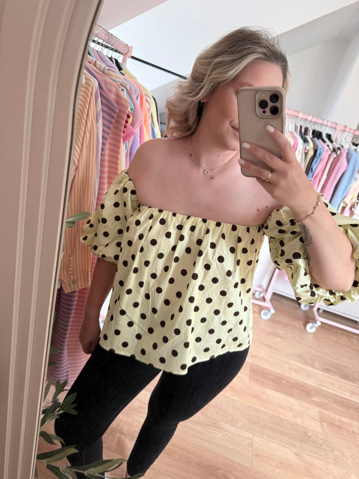Dolce Dots Bluse