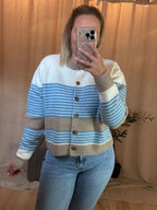 Portofino Stripes Cardigan