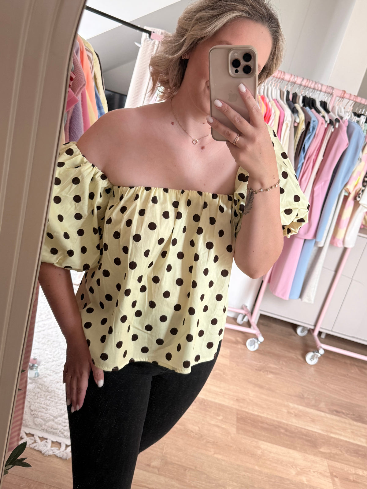 Dolce Dots Bluse