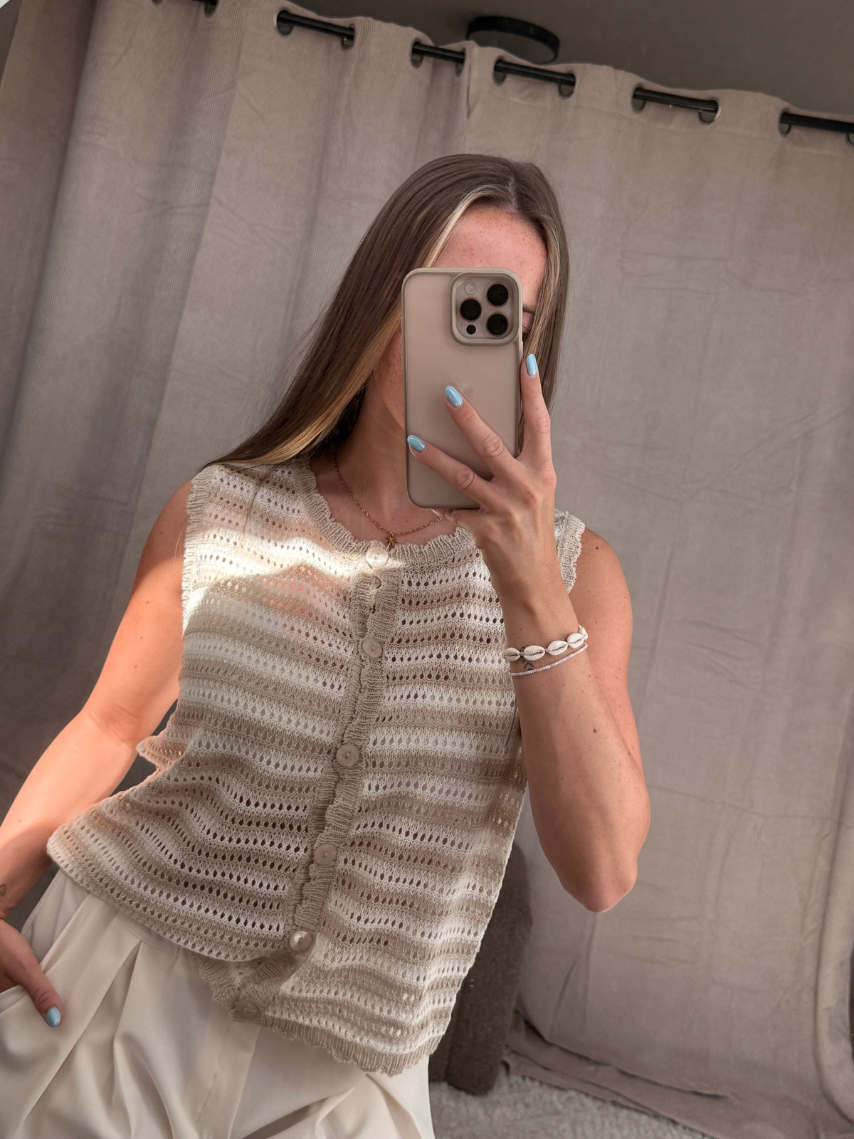 Coastal Crochet Vest