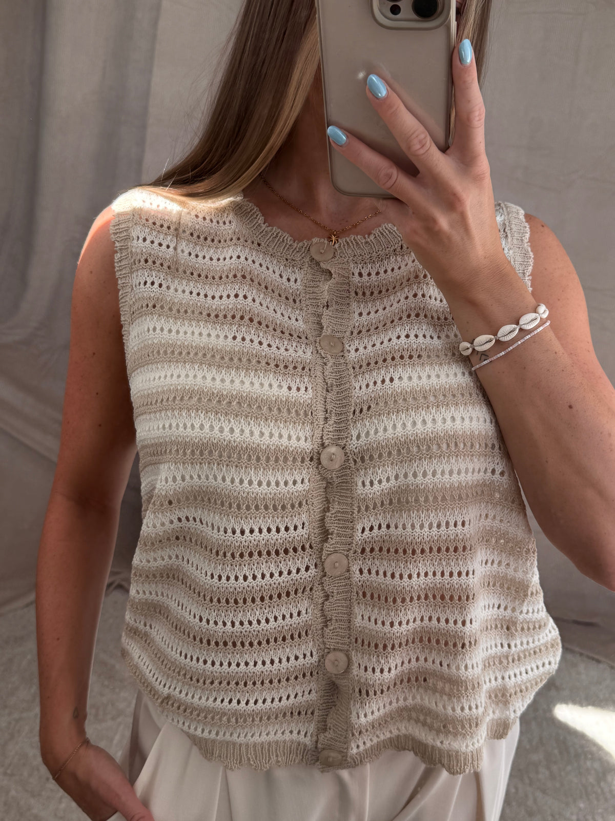 Coastal Crochet Vest
