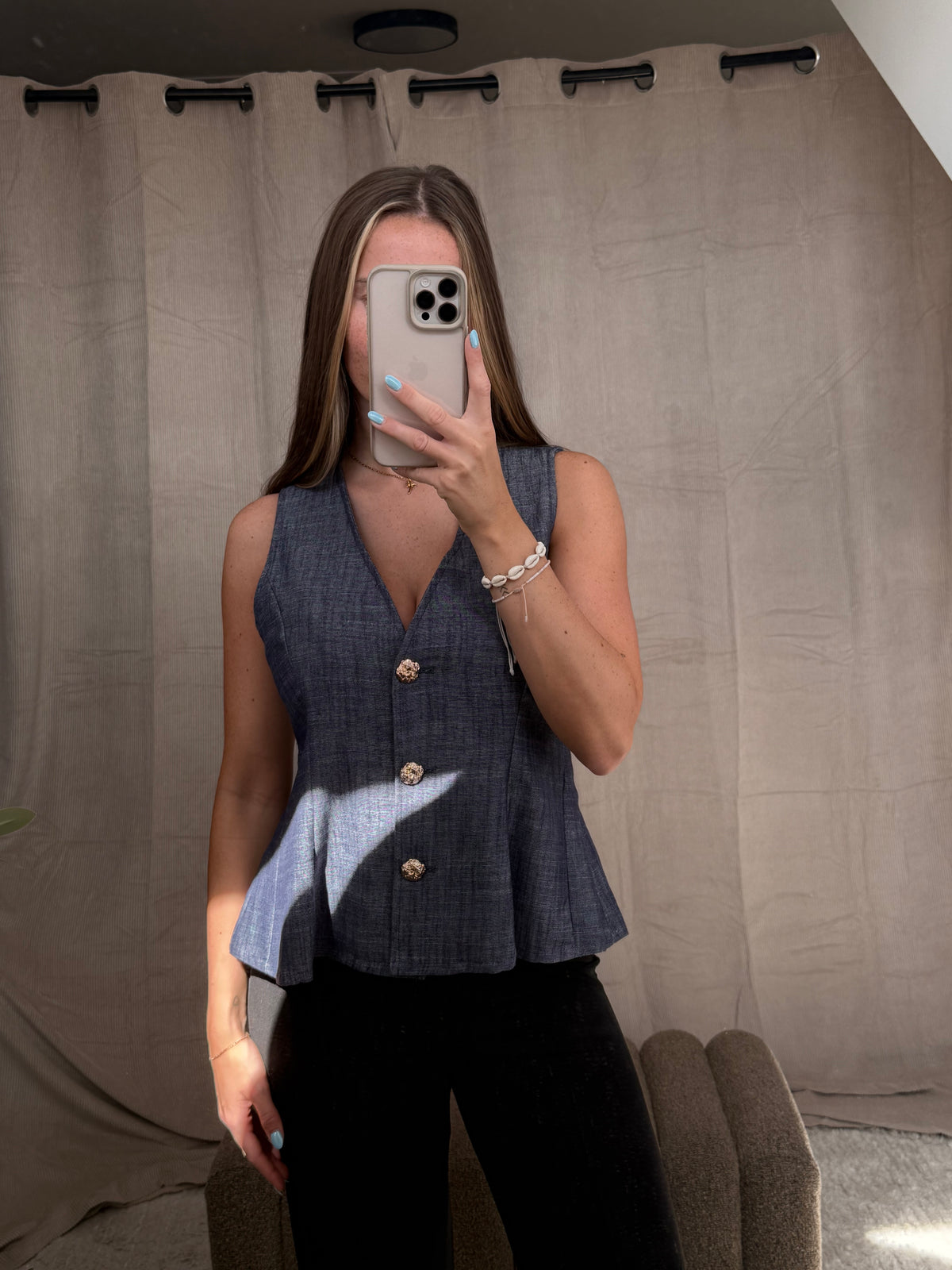 Denim Chic Vest