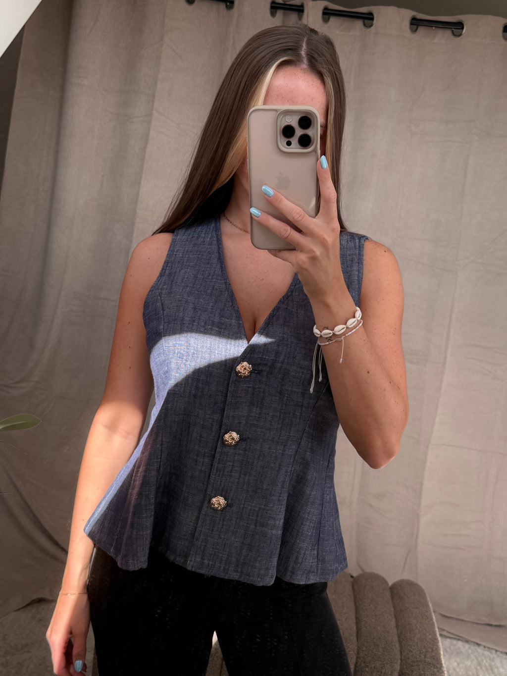 Denim Chic Vest