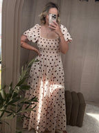 Positano Dots Maxi Dress