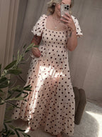 Positano Dots Maxi Dress
