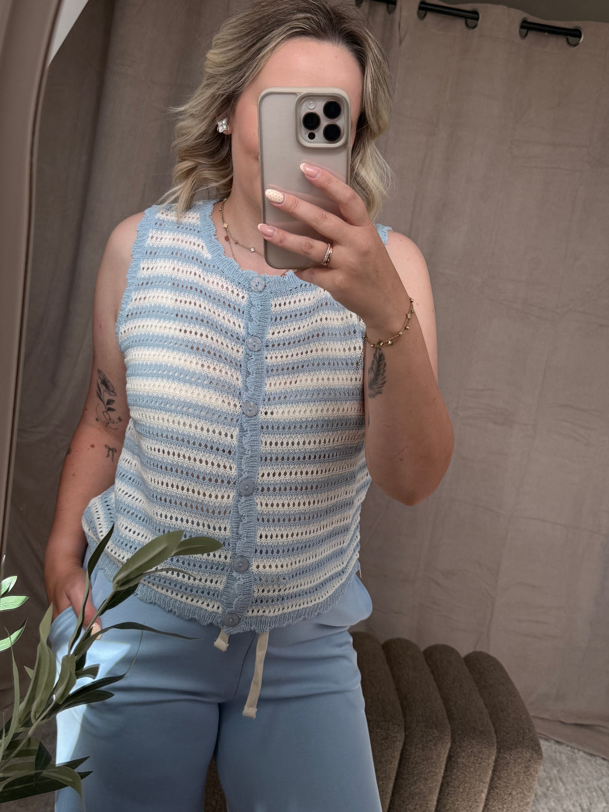 Coastal Crochet Vest
