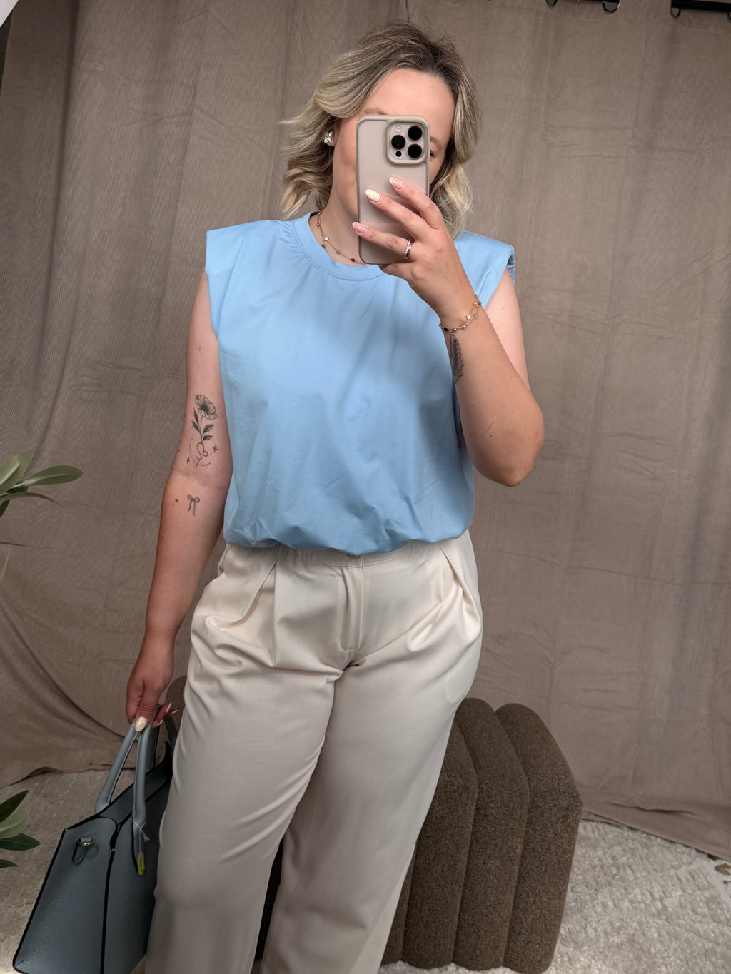 Shoulder Pad Tee