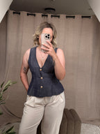 Denim Chic Vest