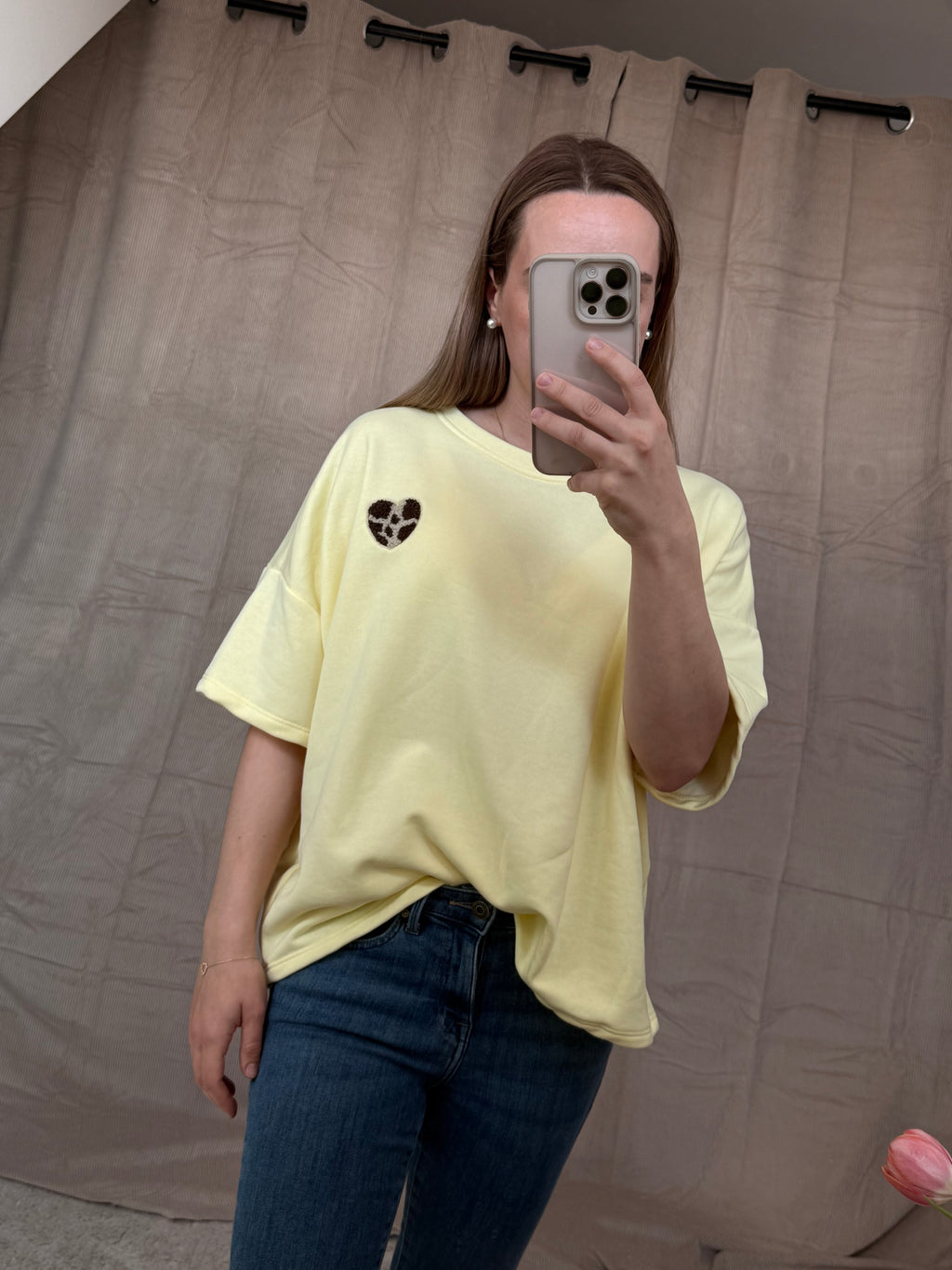 Leo Heart Oversize Shirt