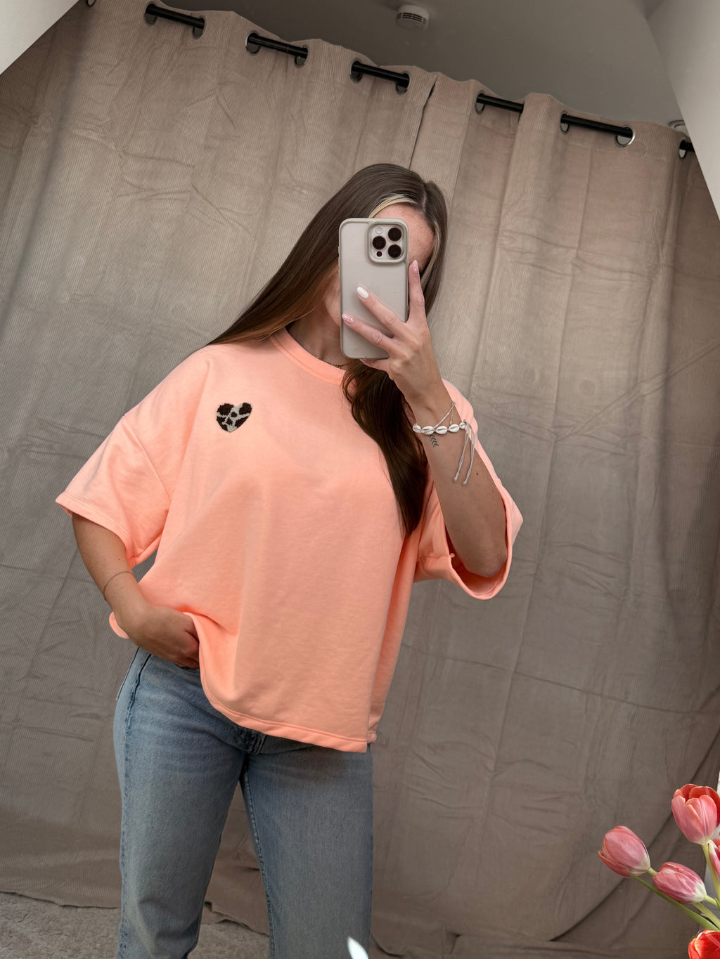 Leo Heart Oversize Shirt