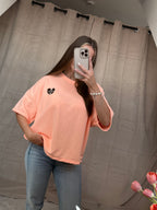 Leo Heart Oversize Shirt
