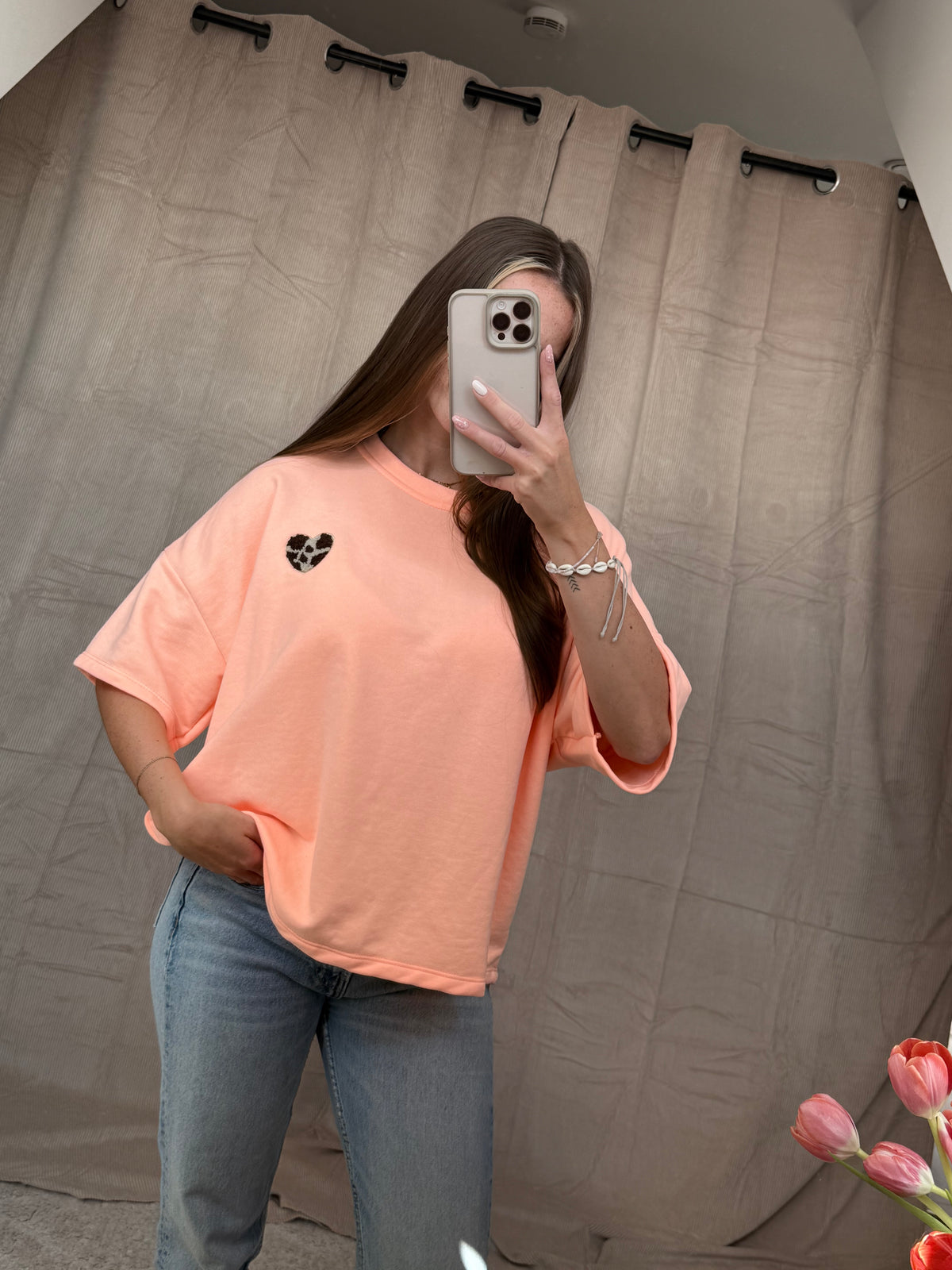Leo Heart Oversize Shirt