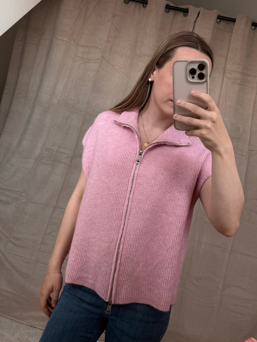 Cozy Zip Knit Vest