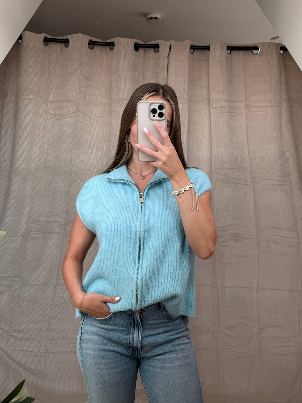 Cozy Zip Knit Vest