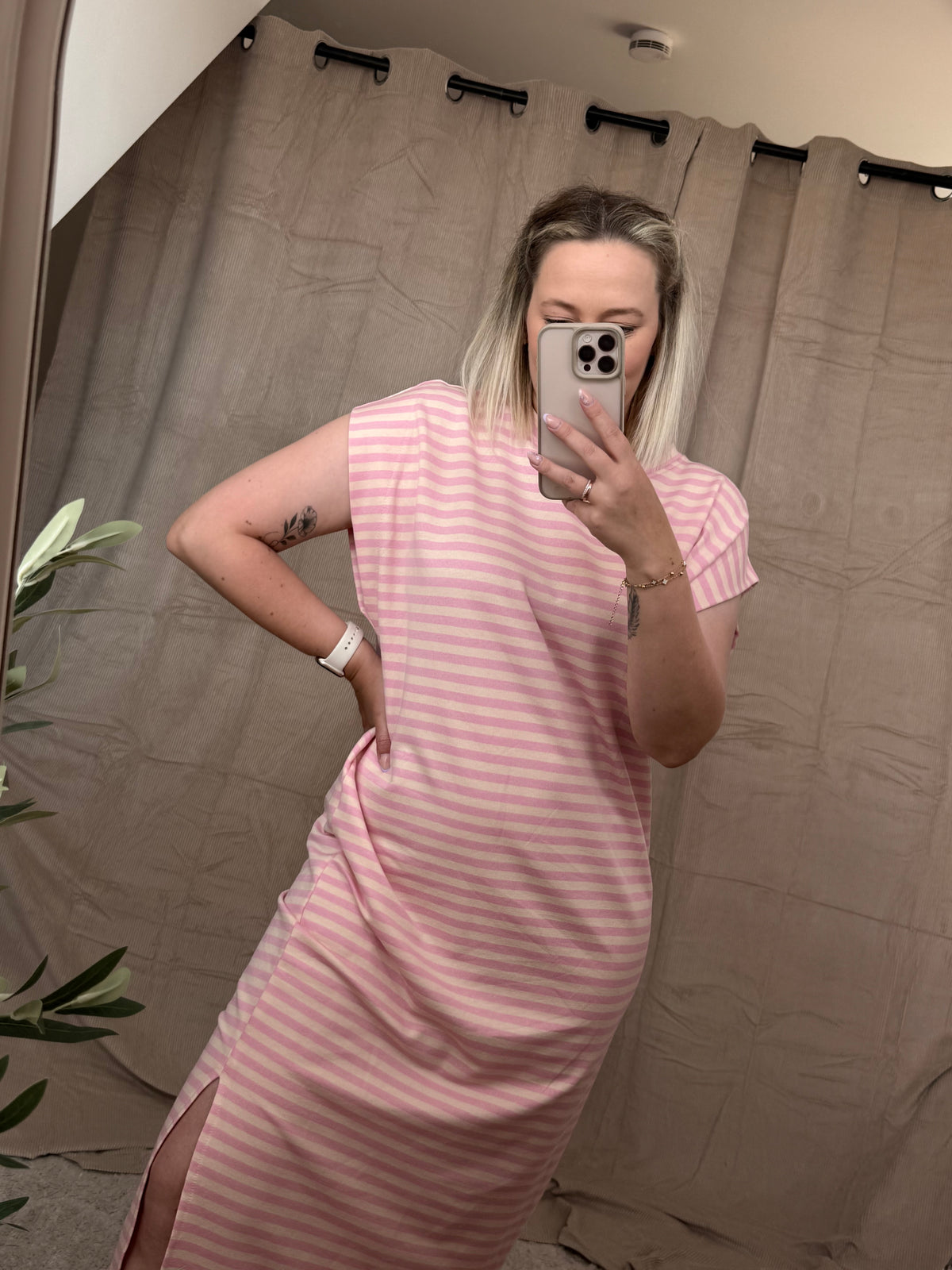 Leni Stripe Dress