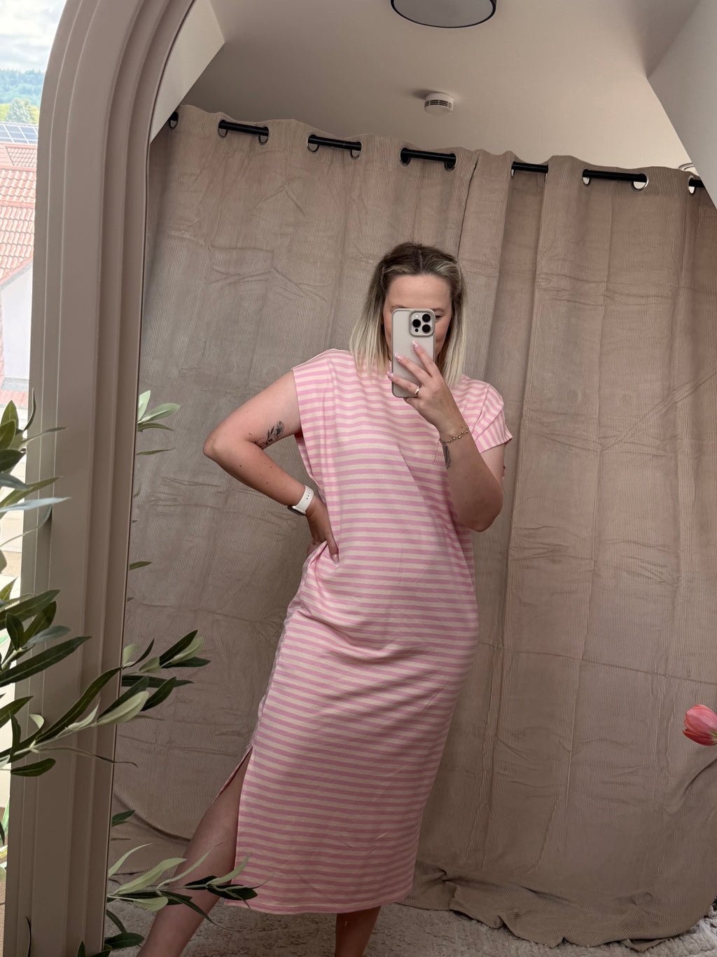 Leni Stripe Dress