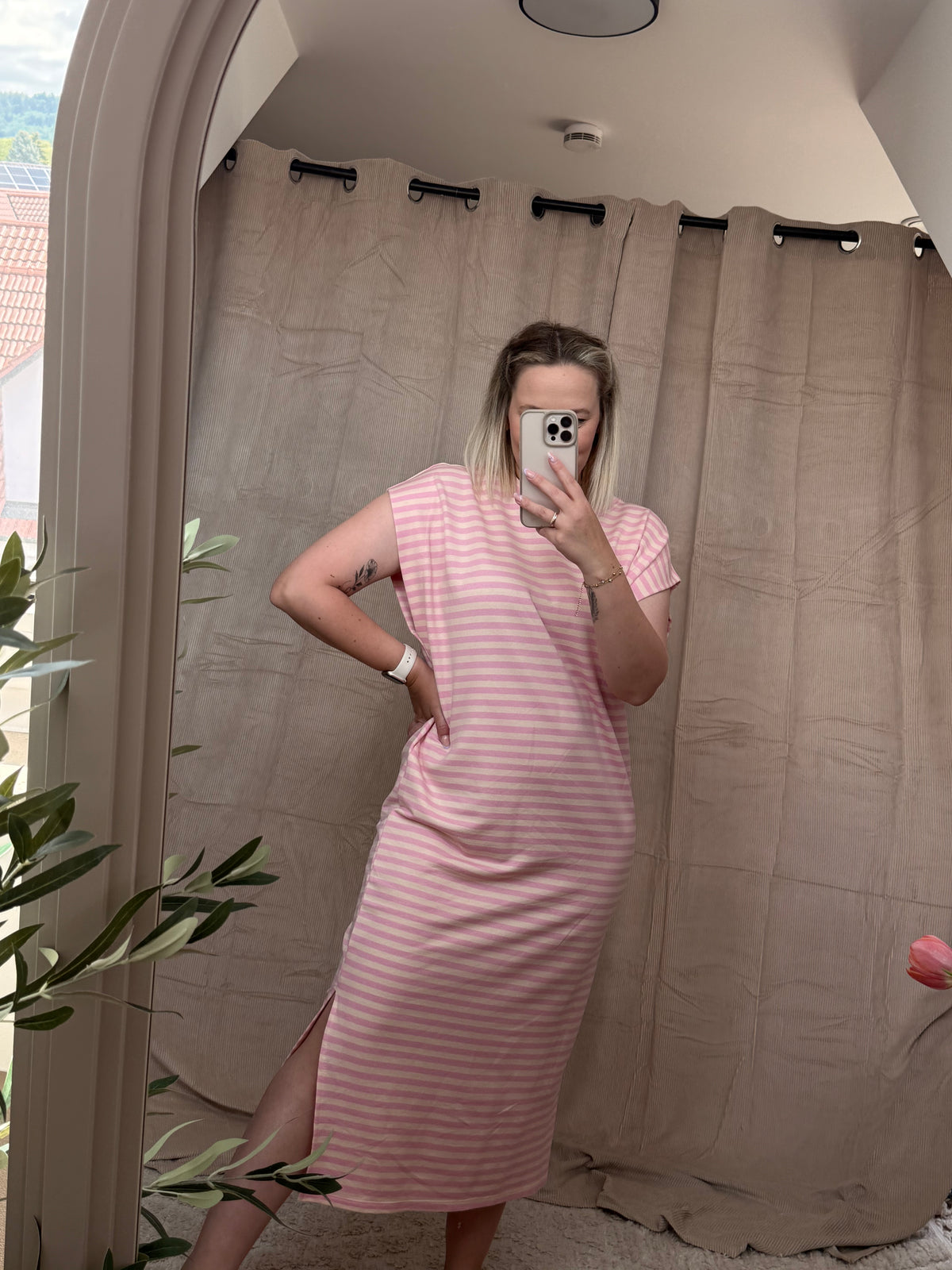 Leni Stripe Dress