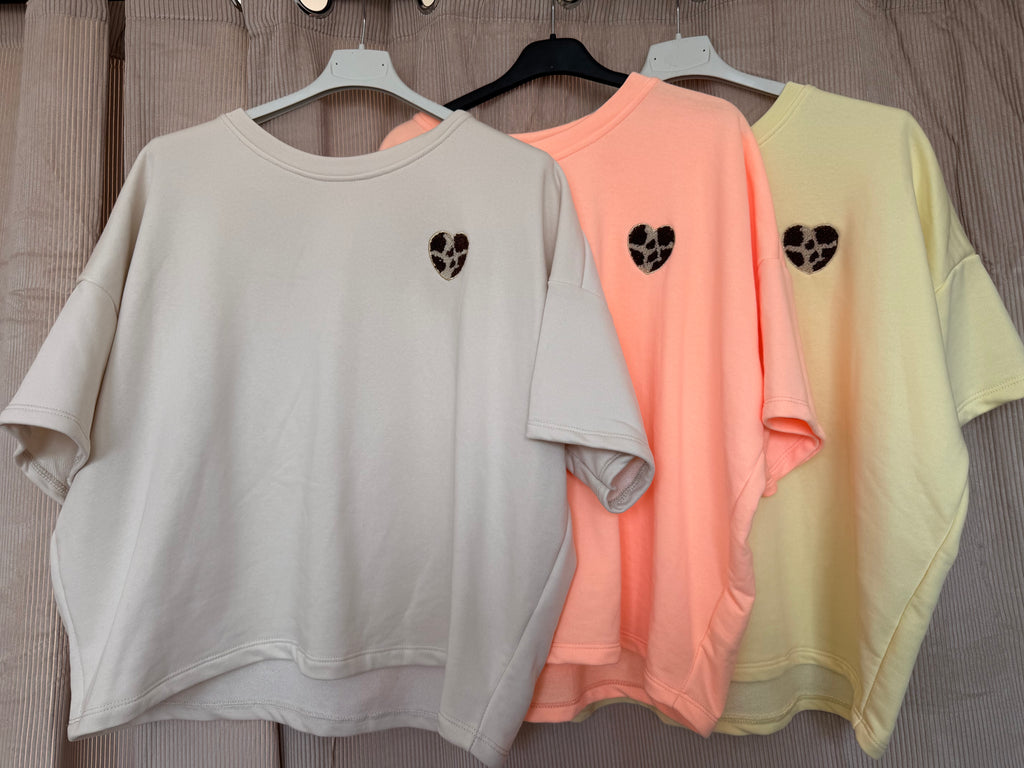 Leo Heart Oversize Shirt