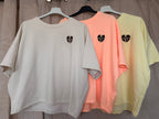 Leo Heart Oversize Shirt